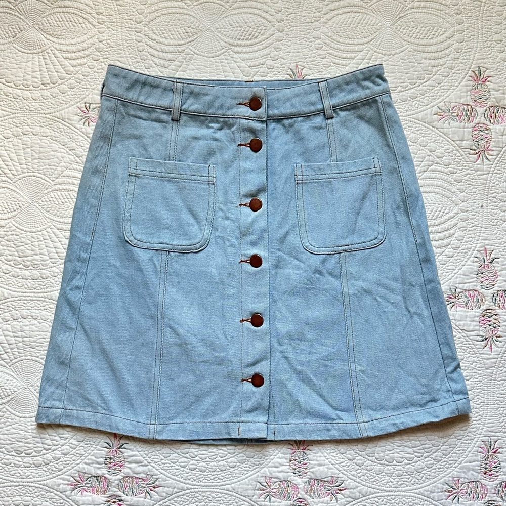 Denim skirt
